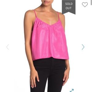 NSR Lisa Dotted Crop Tank Top